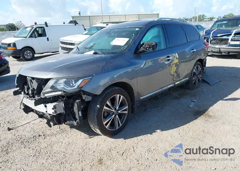 2020 Nissan Pathfinder Platinum 2Wd из США, поврежденный, VIN 5N1DR2DN4LC577640